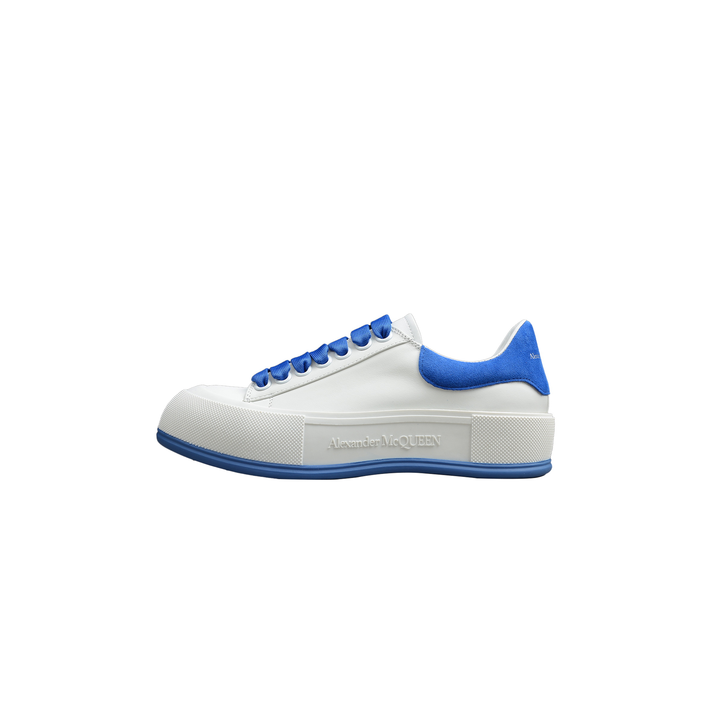 Ale*d*r m*q*en women sneakers white blue 611705w4lr11878